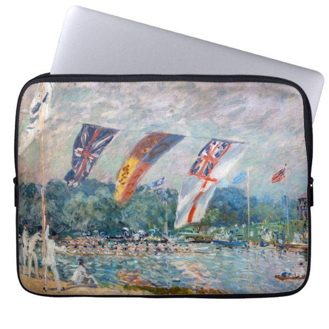 Capa Para Notebook Alfred Sisley - Regatta em Molesey (Frente)