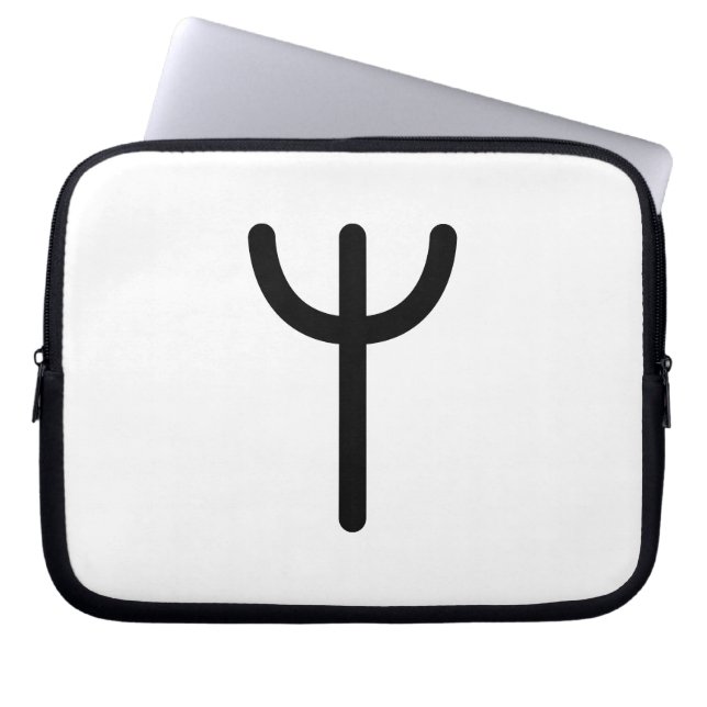Capa Para Notebook ALGIZ Runa Nórdica (Proteção, Conexão) | Elder (Frente)