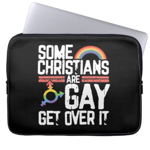 Capa Para Notebook Alguns Cristãos São Gays Supere Isso