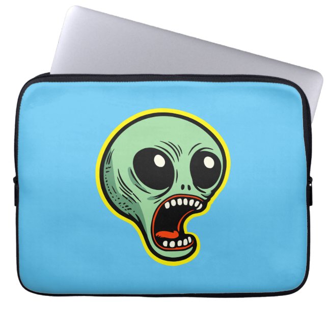 Capa Para Notebook Alienígena de grito (Frente)