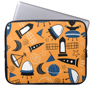 Capa Para Notebook Alienígena de OVNI, naves espaciais, padrão infant