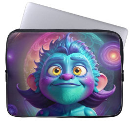 Capa Para Notebook Alienígena Espacial & Amigo