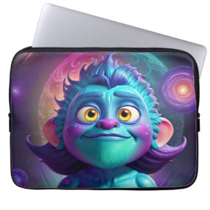 Capa Para Notebook Alienígena Espacial & Amigo