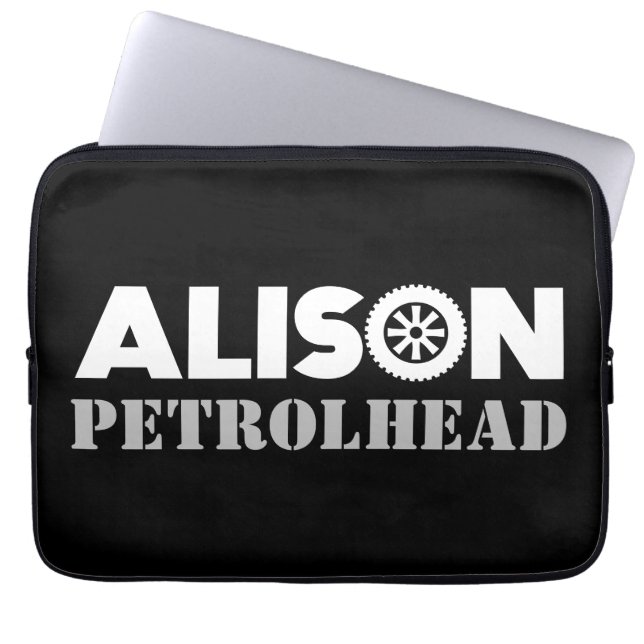 Capa Para Notebook Alison Petrol Head (Frente)