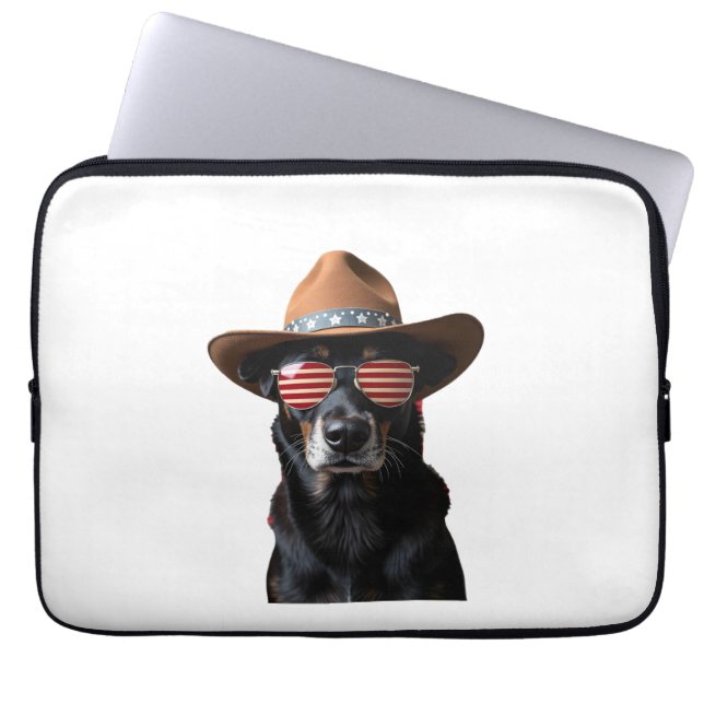 Capa Para Notebook ALL AMERICAN DOG-lovers pit bull (2) (Frente)