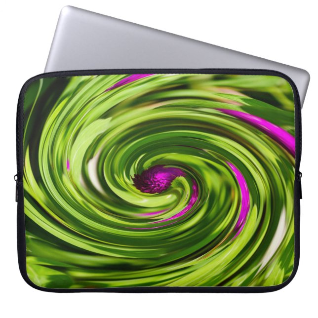 Capa Para Notebook Allium Abstrato (Frente)