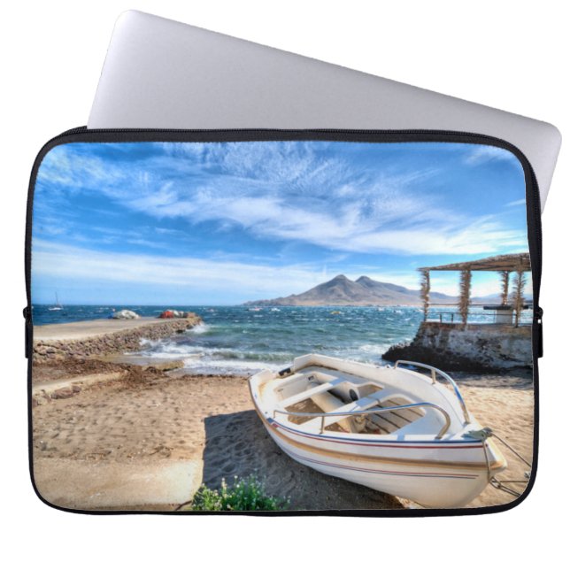 Capa Para Notebook Almería, La Isleta Del Moro | março Mediterráneo (Frente)