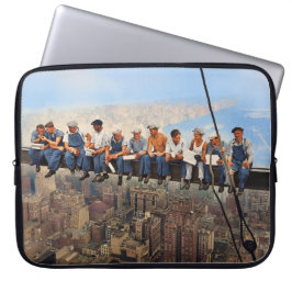Capa Para Notebook Almoço No Topo De Um Arranha-Céu 1932 NYC Remaster