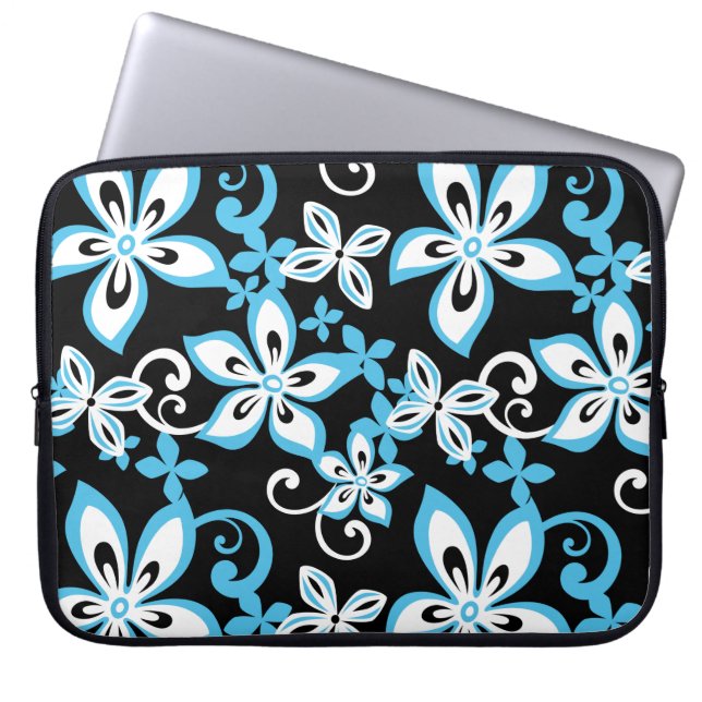 CAPA PARA NOTEBOOK ALOHA HAWAII (PRETO/AZUL) (Frente)