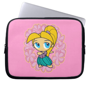 Capa Para Notebook Aloha Honys Hula Girl Plumeria Neoprene