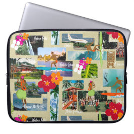 Capa Para Notebook Aloha Paradise Havaiana Cartão-postal Wetcase