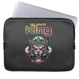 Capa Para Notebook Alpha king motivational 