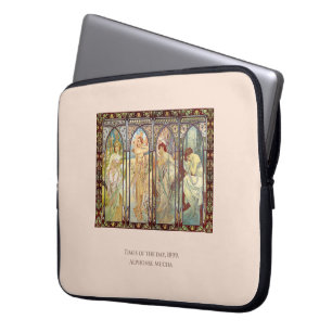 Capa Para Notebook Alphonse Mucha - Os tempos do dia