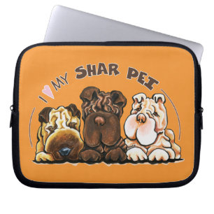 Capa Para Notebook Amante de Shar Pei do chinês