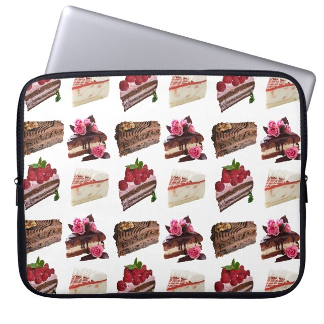 Capa Para Notebook Amantes de Bolos Fofos Padrão de Sobremesas Excênt (Frente)