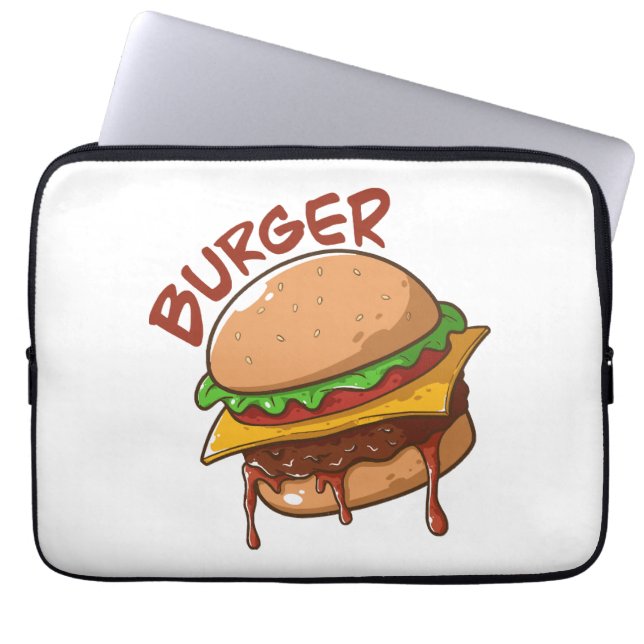 Capa Para Notebook Amantes de Burger (Frente)