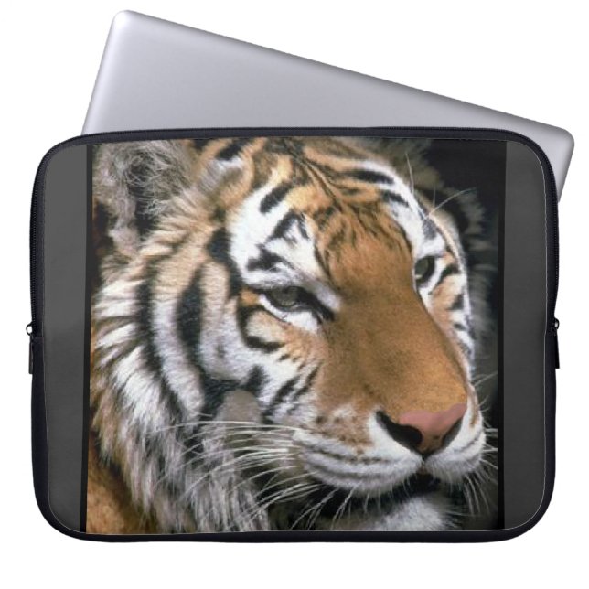 Capa Para Notebook Amantes de Tigres Siberianos Arte (Frente)