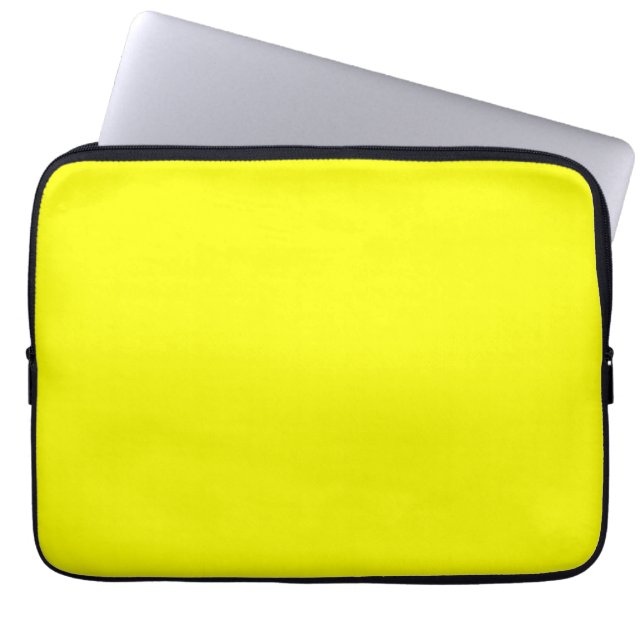 Capa Para Notebook Amarelo Neon Cor Sólida (Frente)
