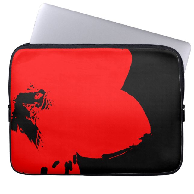 Capa Para Notebook amarilho vermelho (Frente)