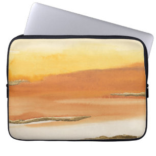 Capa Para Notebook Âmbar dourado mim impressão do abstrato v2