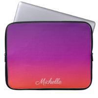 Ambre de gradiente roxo, rosa e laranja