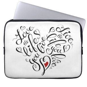Capa Para Notebook Ame a vida onde você vive