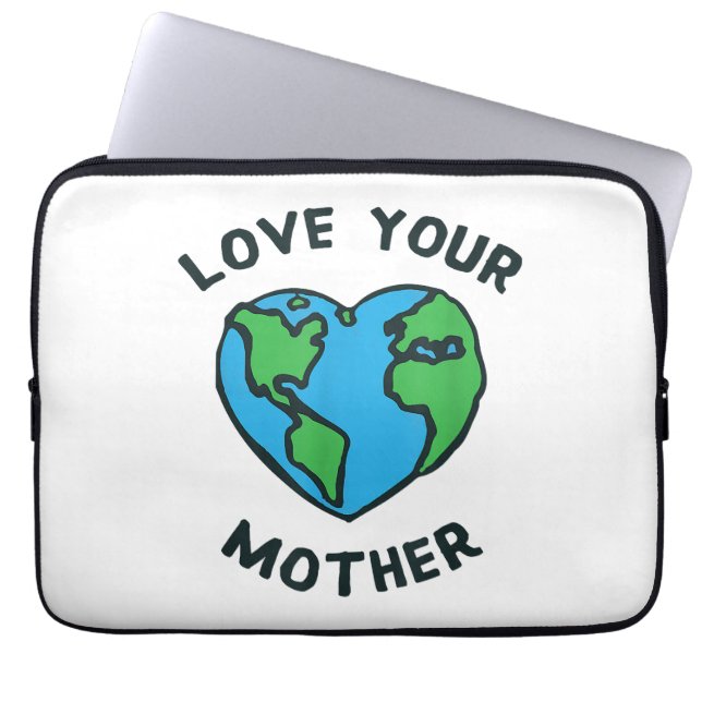Capa Para Notebook Ame Seu Coração Mãe Terra (Frente)