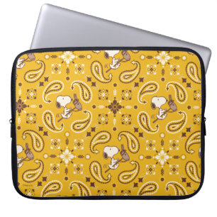 Capa Para Notebook Amendoins Cowboy Snoopy Bandana