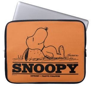 Capa Para Notebook Amendoins Descanso de Snoopy
