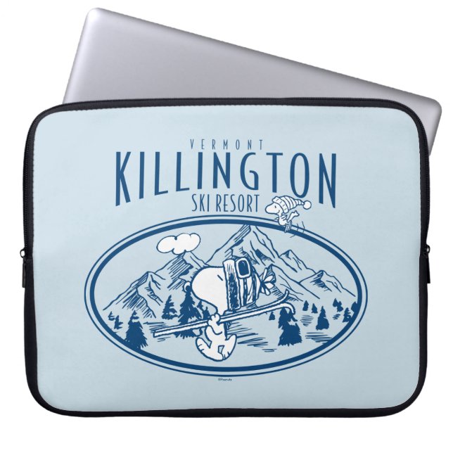 Capa Para Notebook Amendoins | Killington Ski Resort Vermont (Frente)