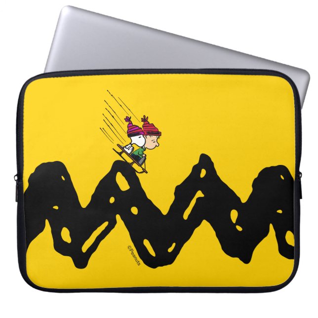 Capa Para Notebook Amendoins | Passeio Snoopy & Linus (Frente)