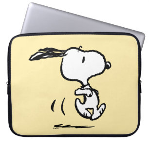 Capa Para Notebook Amendoins   Snoopy Running