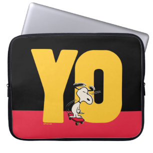 Capa Para Notebook Amendoins Snoopy YO Skateboard