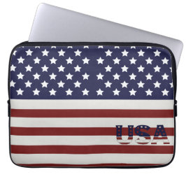 Capa Para Notebook American Flag American USA Pattern