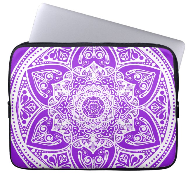 Capa Para Notebook Ametyst Mandala (Frente)