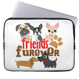Capa Para Notebook Amigos Cães Futuros Cachorros