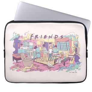 Capa Para Notebook AMIGOS™ Cartoon de Apartamento