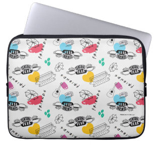 Capa Para Notebook AMIGOS™  Padrão de Ícone