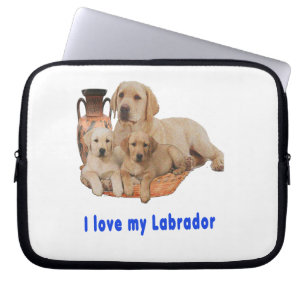Capa Para Notebook Amo o meu Labrador