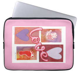Capa Para Notebook Amor a Bebê - Arte infantil para COC