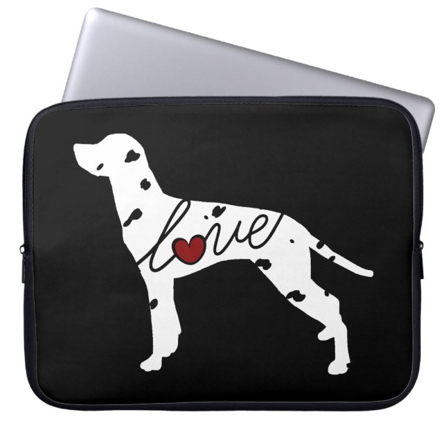 Capa Para Notebook Amor Dalmatian (Frente)