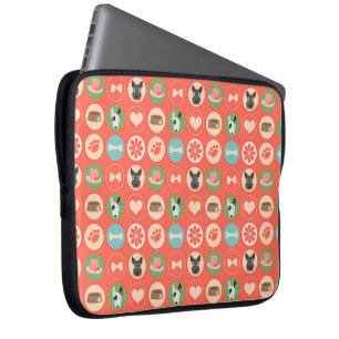 Capa Para Notebook Amor do cão no coral