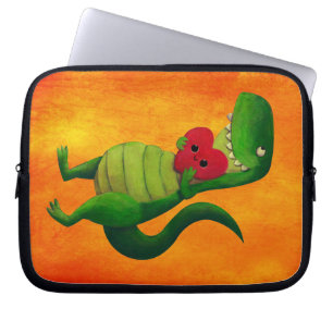 Capa Para Notebook Amor do dinossauro de RAWR