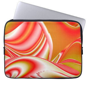 Capa Para Notebook Amor e Abstrato 3D Rainbowart Dourado