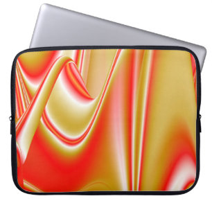 Capa Para Notebook Amor e Abstrato 3D Rainbowart Dourado