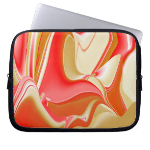 Capa Para Notebook Amor e Abstrato 3D Rainbowart Dourado