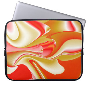 Capa Para Notebook Amor e Abstrato 3D Rainbowart Dourado