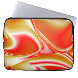 Capa Para Notebook Amor e Abstrato 3D Rainbowart Dourado