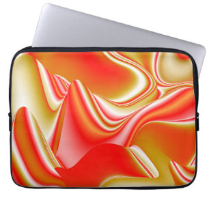 Capa Para Notebook Amor e Abstrato 3D Rainbowart Dourado