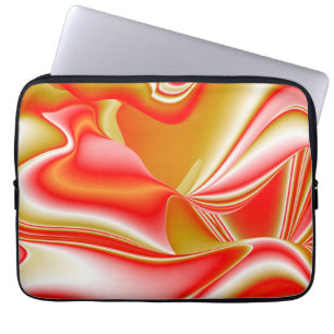 Capa Para Notebook Amor e Abstrato 3D Rainbowart Dourado